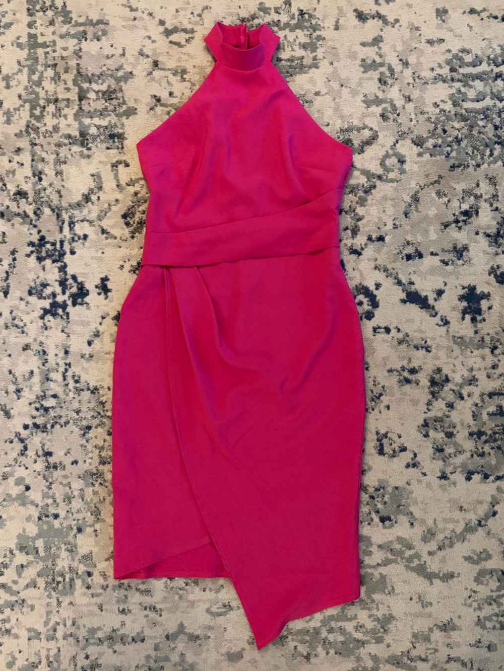 Lipsy London Pink High Neck Cocktail Dress US 8
